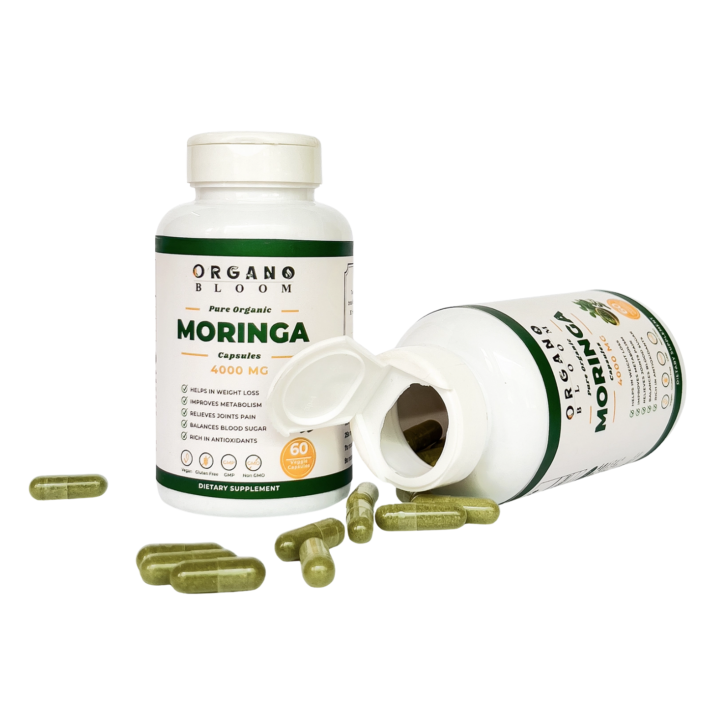 Organic Moringa Capsules – 60ct