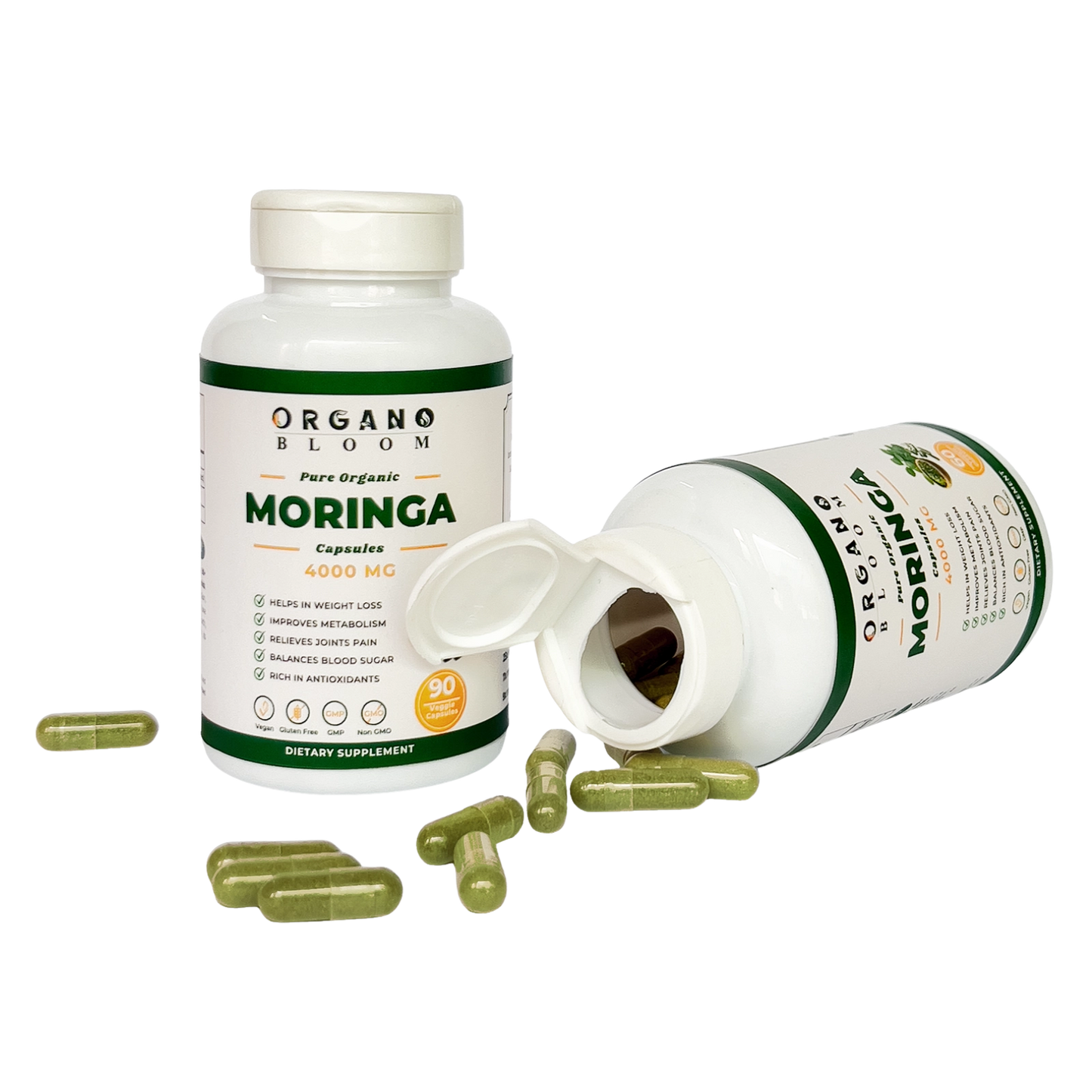 Organic Moringa Capsules – 90ct