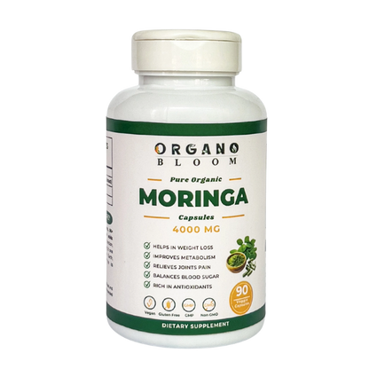Organic Moringa Capsules – 90ct